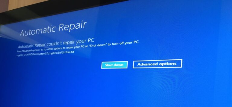Hvorfor bliver min bærbare computer ved med at gå i reparationstilstand?