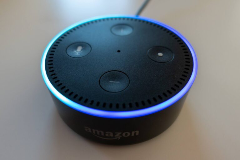 Why is Alexa glowing blue?