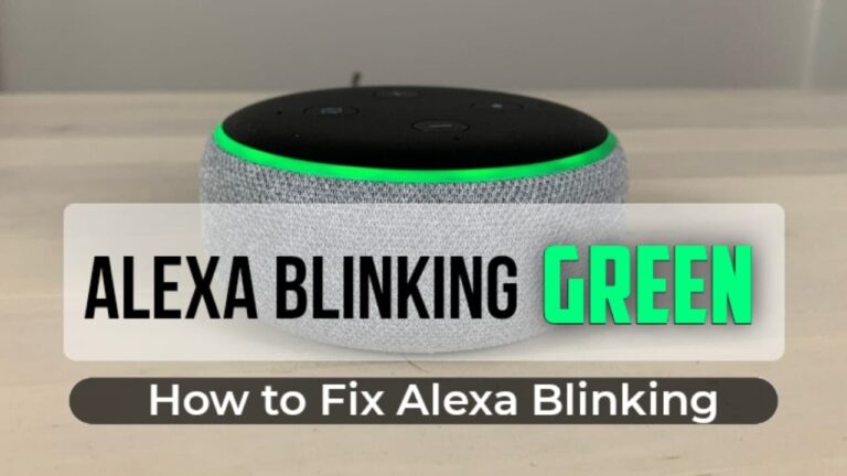 Why is Alexa spinning green?