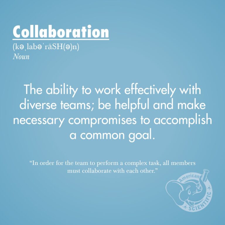 Why is collaboration important in achieving a common goal?