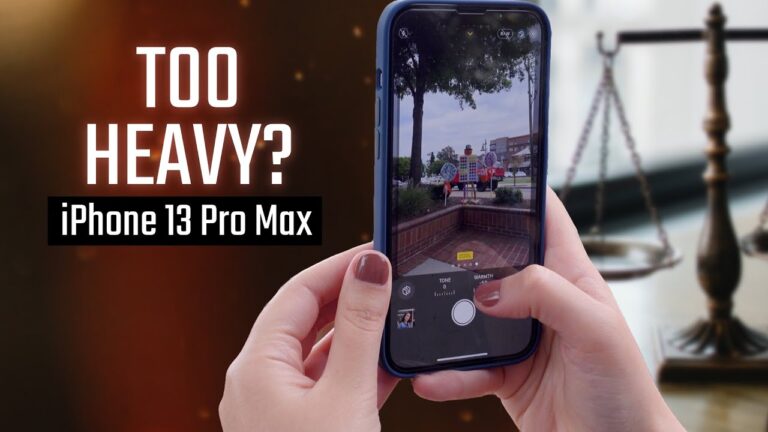 Why is iPhone 13 so heavy?