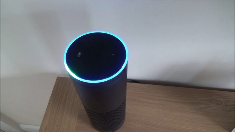 Why is my Alexa blue and not responding?