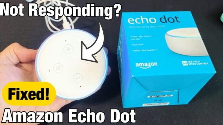 Why is my Alexa Echo Dot not responding?