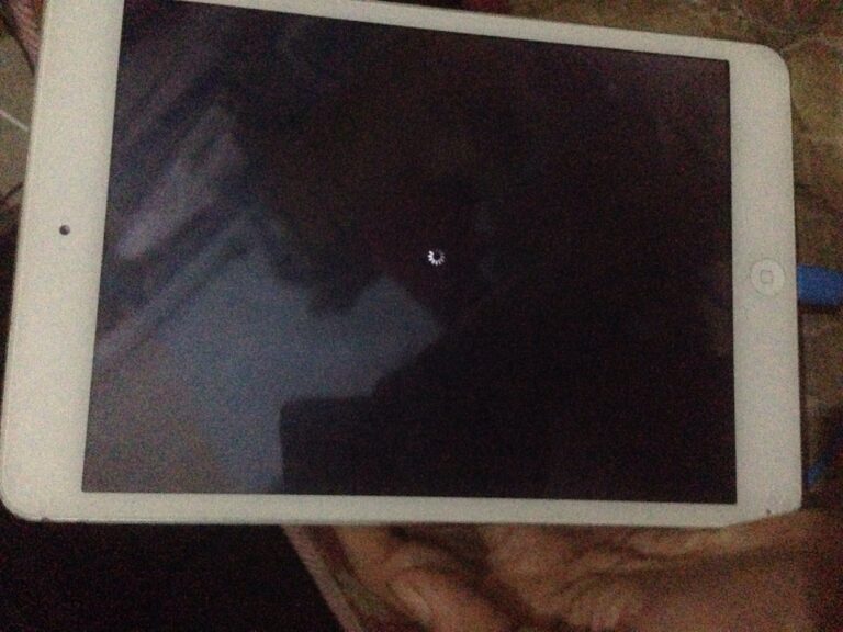 Why is my iPad stuck on loading?