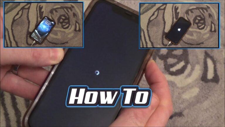 Why is my iPhone XR stuck on spinning wheel?