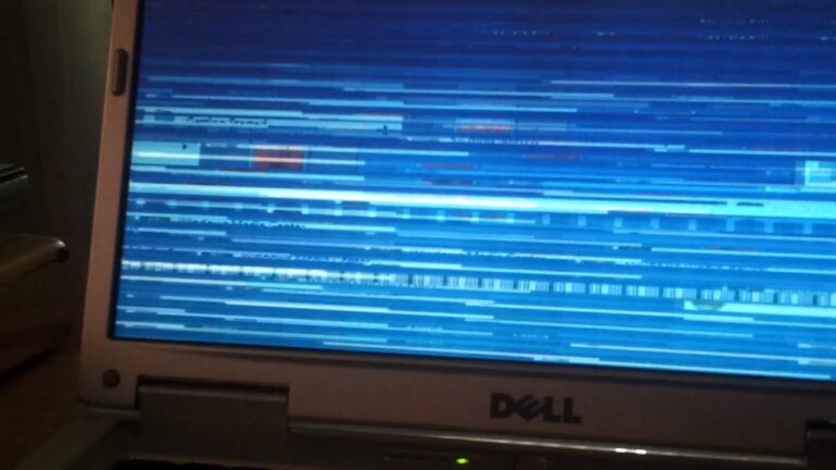 Why is my laptop screen going crazy?