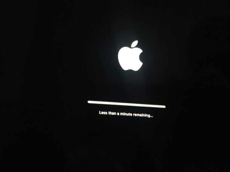Hvorfor sidder min Mac-opdatering fast, når der er 15 minutter tilbage?