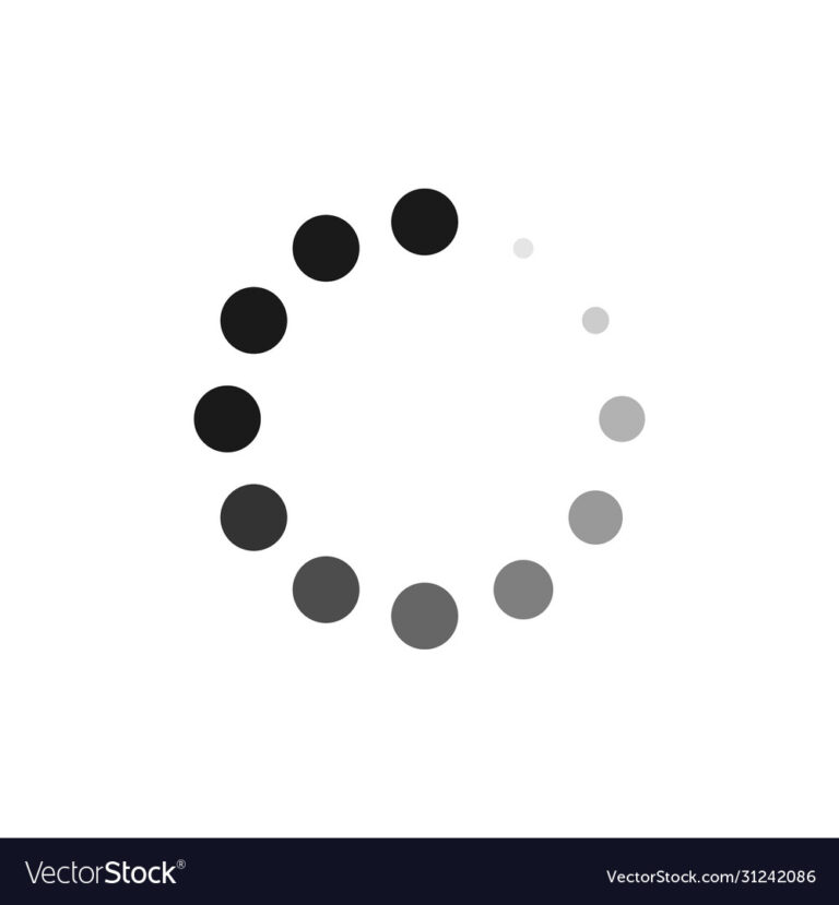 Why is the loading symbol a circle?