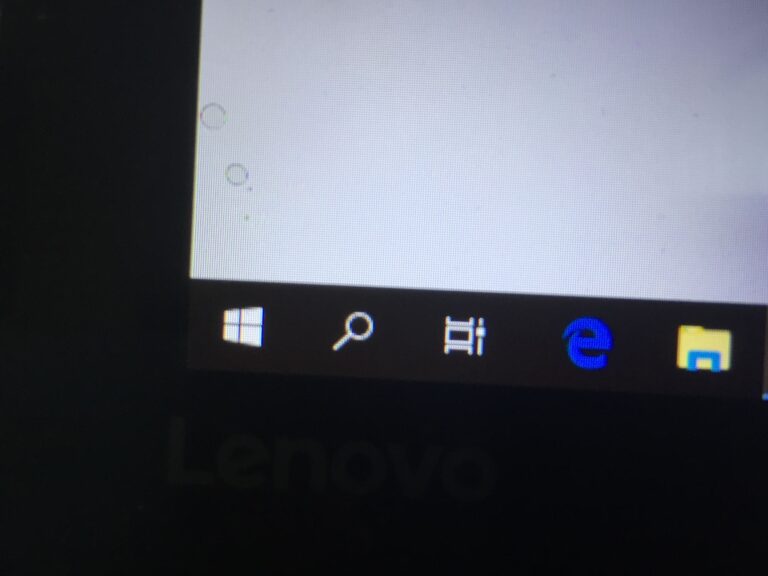 Why is there a bubble on my laptop screen?