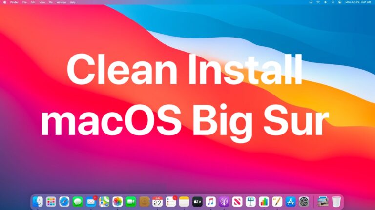 Vil installation af macOS Big Sur slette alt?