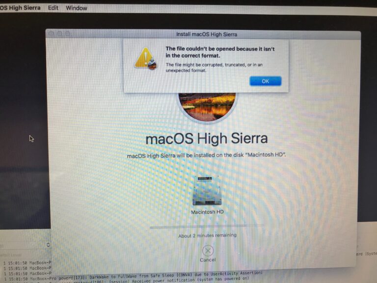 Vil installation af macOS High Sierra slette mine filer?