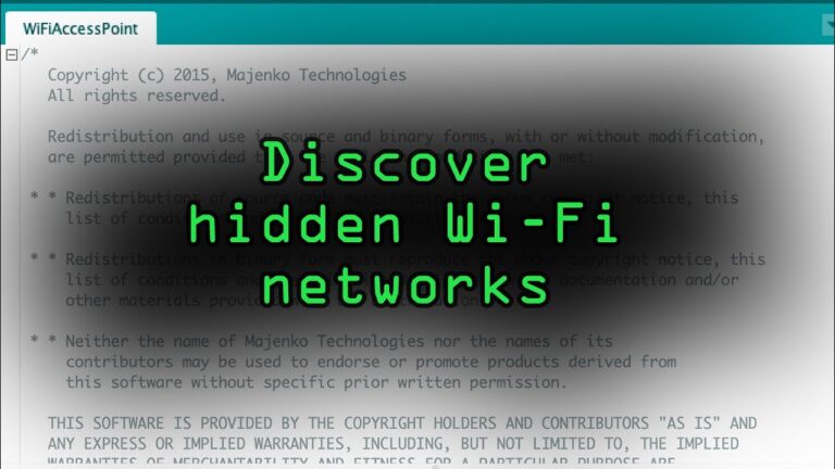 Can a hidden network be a hacker?