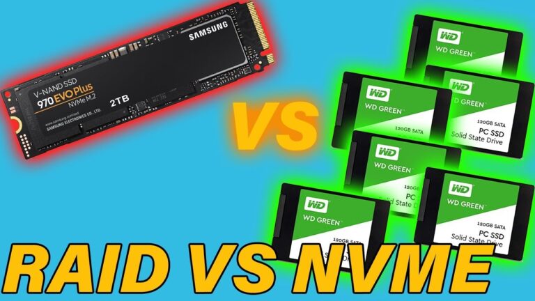 Can I use NVMe and SSD for RAID?