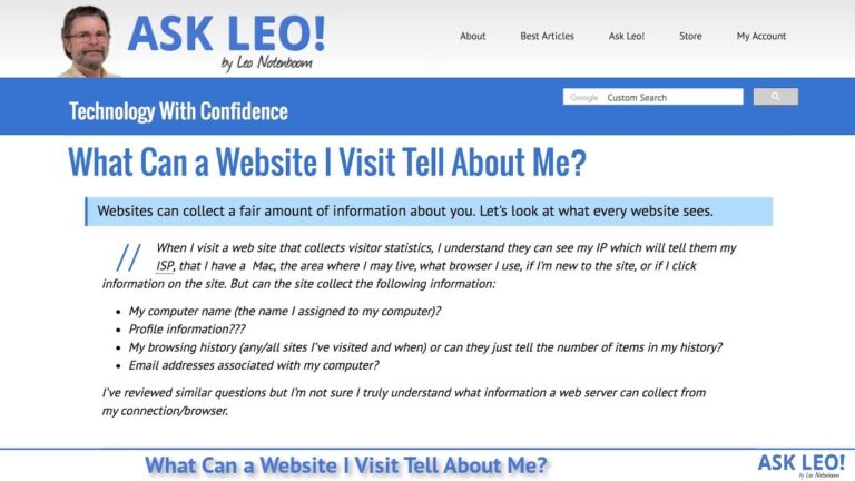 Os sites podem ver de qual site você veio?