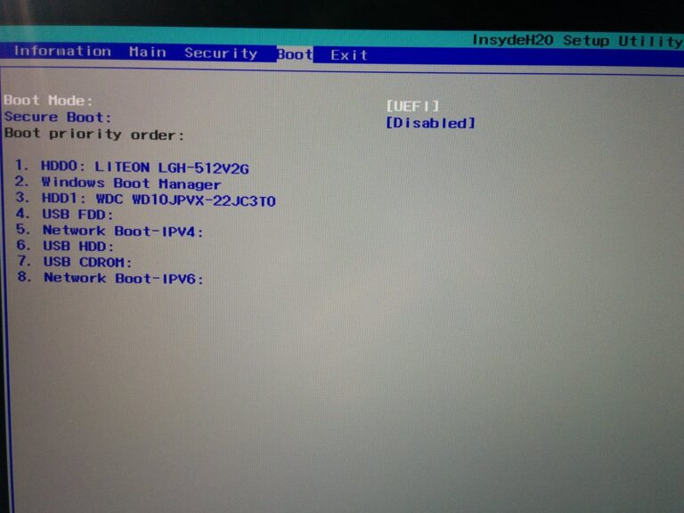 How do I change boot manager in BIOS?