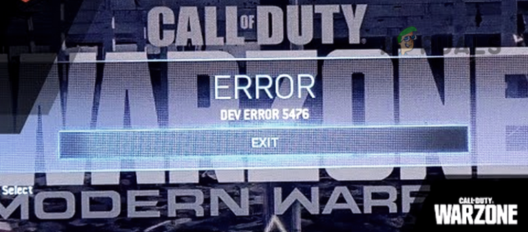 How do I fix Dev error 5476?