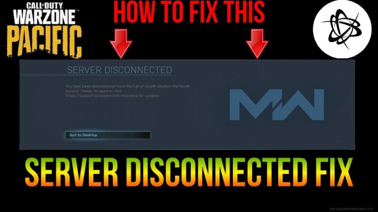How do I fix Warzone server disconnected ps4?