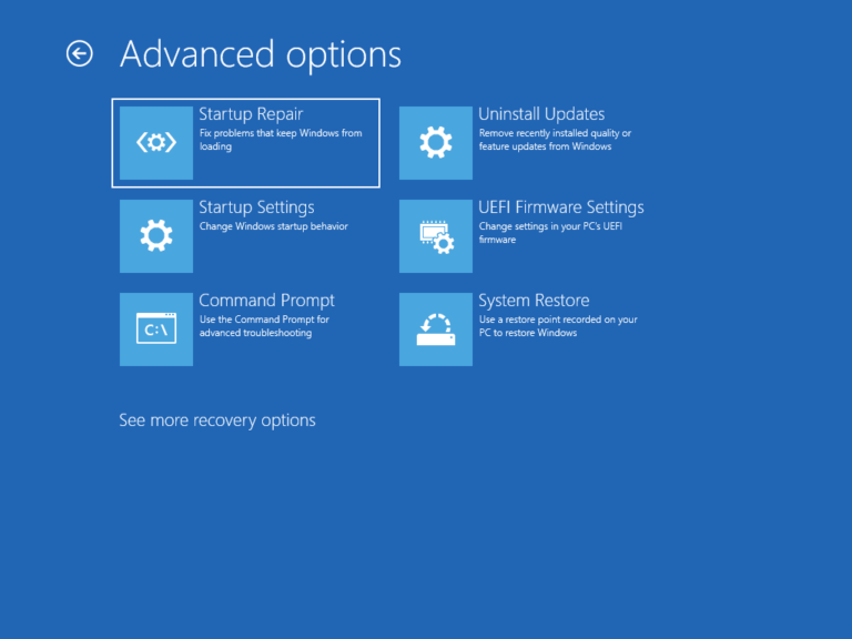 Como faço para restaurar meu sistema operacional Windows 10?