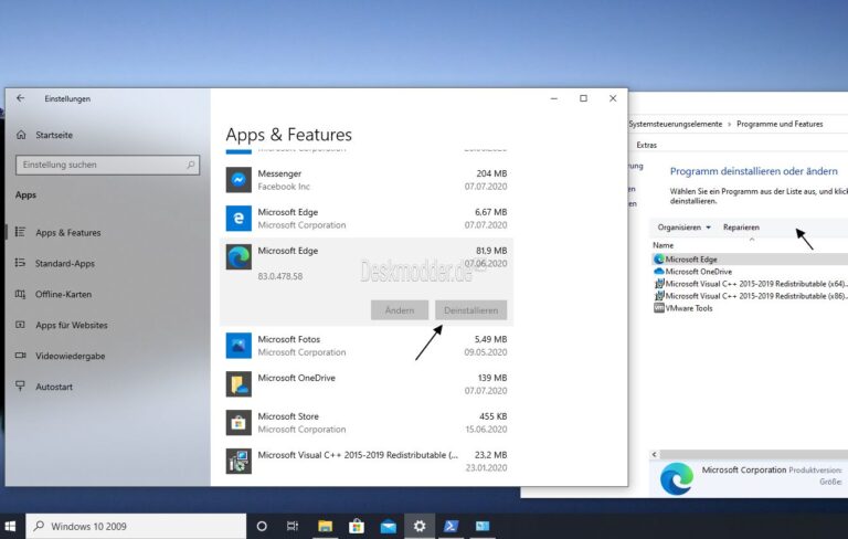 How do I uninstall Microsoft Edge?