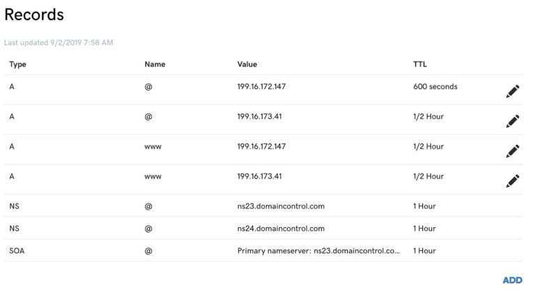How long does it take for godaddy to update DNS records?