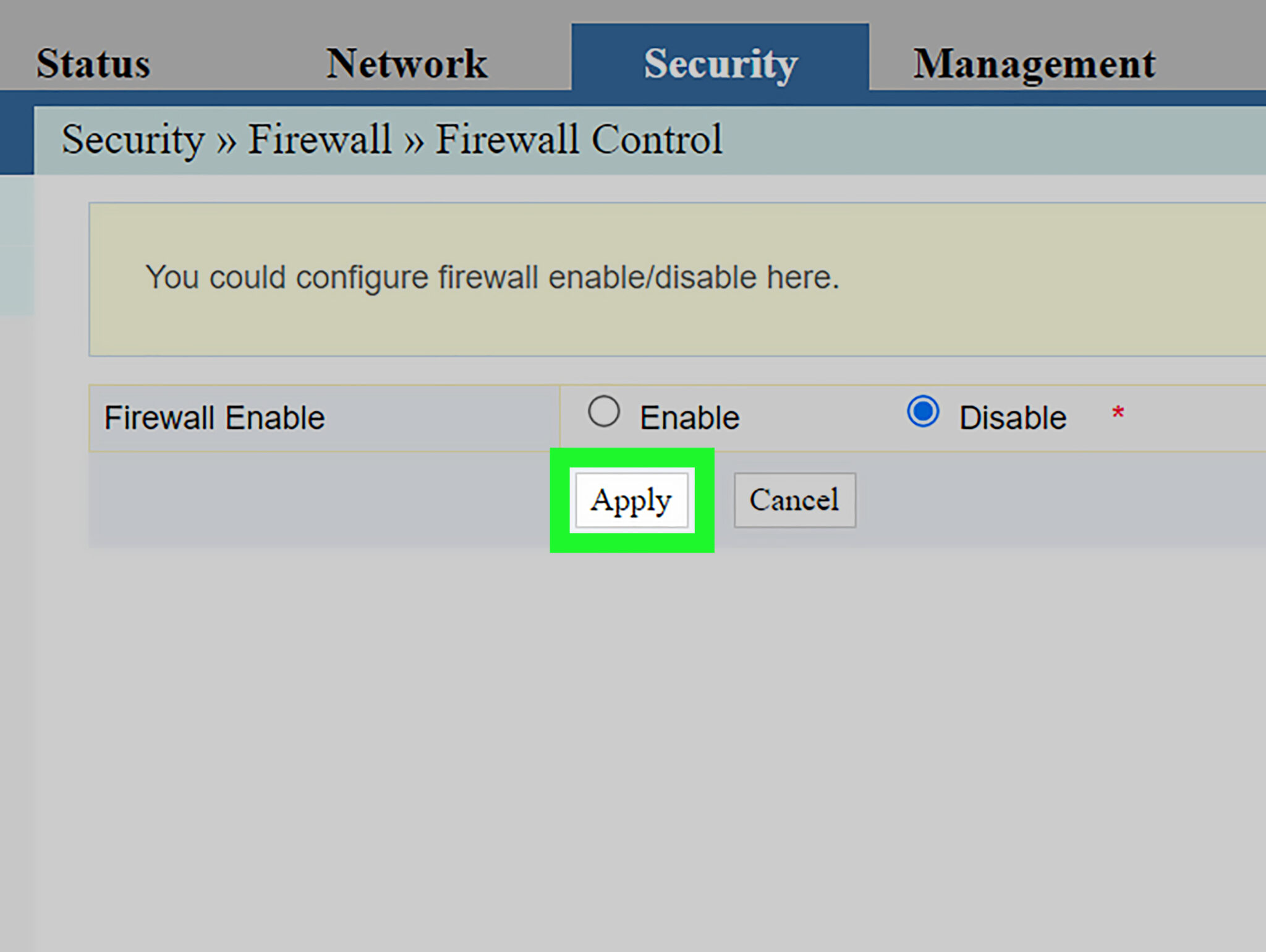 Is het veilig om de firewall op de router uit te schakelen? | TechDiy.info