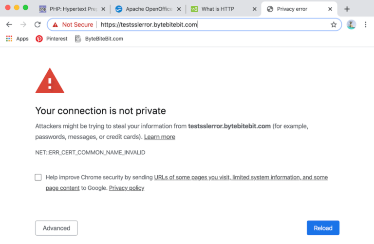Is it safe to use a not secure website?