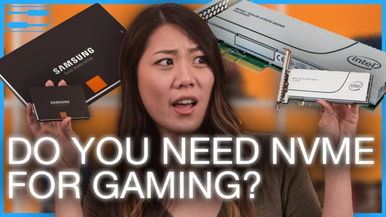 Is NVMe faster for gaming?