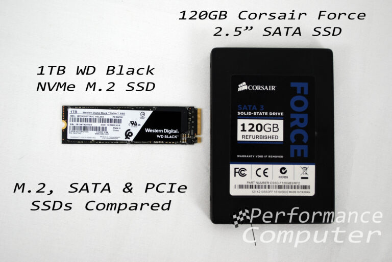Is PCIe faster than M 2?