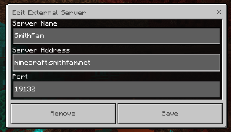 Is server address same as IP address Minecraft?