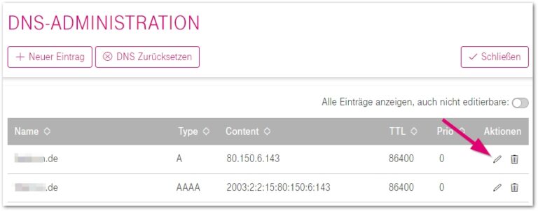 Welcher DNS Server Telekom?