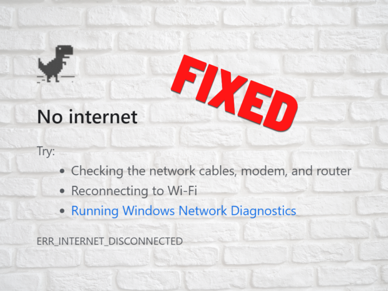 What does err internet disconnected mean on a Mac?