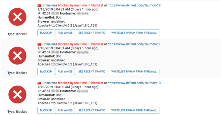 What happens if your IP is blacklisted?