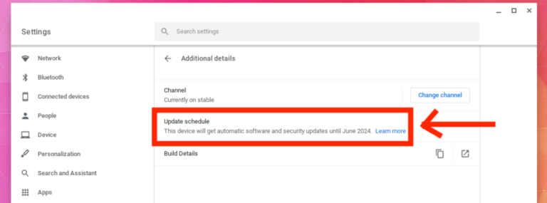 What happens when a Chromebook expires?