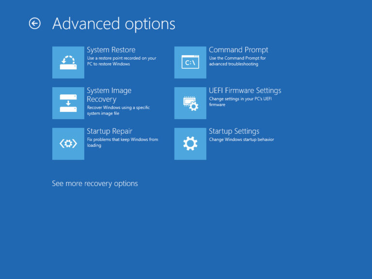 What happens when you restart UEFI firmware settings?
