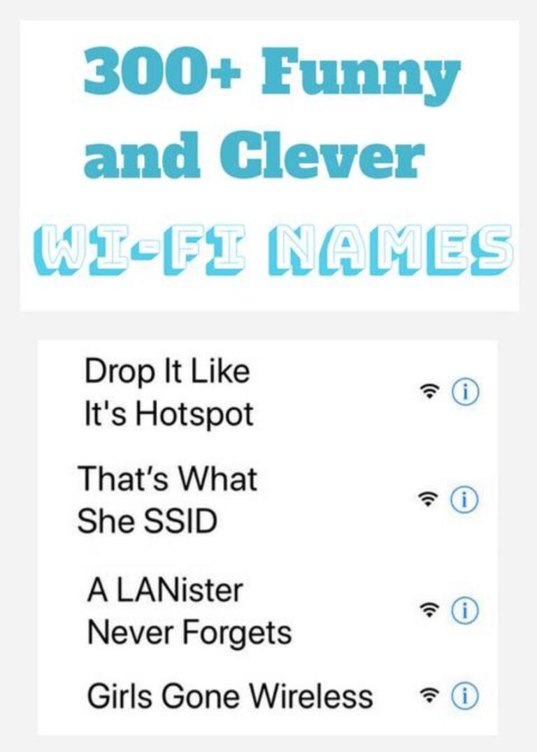 What is a good SSID name?