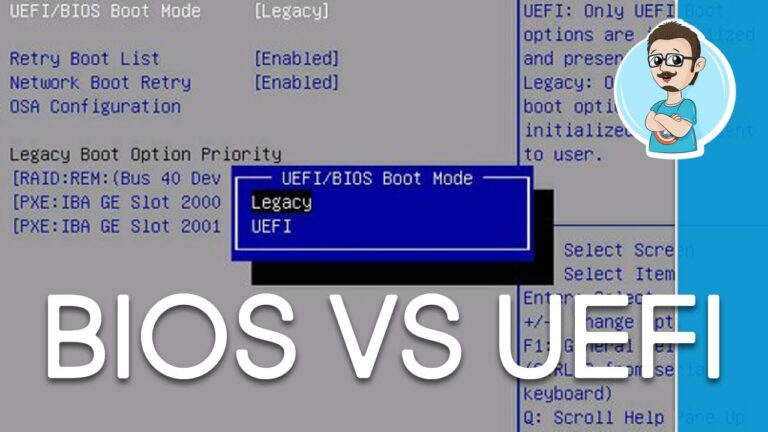 What Is Legacy vs UEFI?