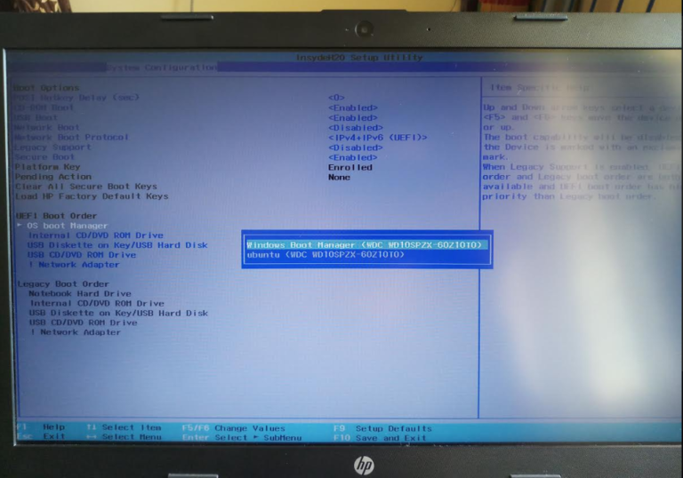 What is OS Boot Manager?