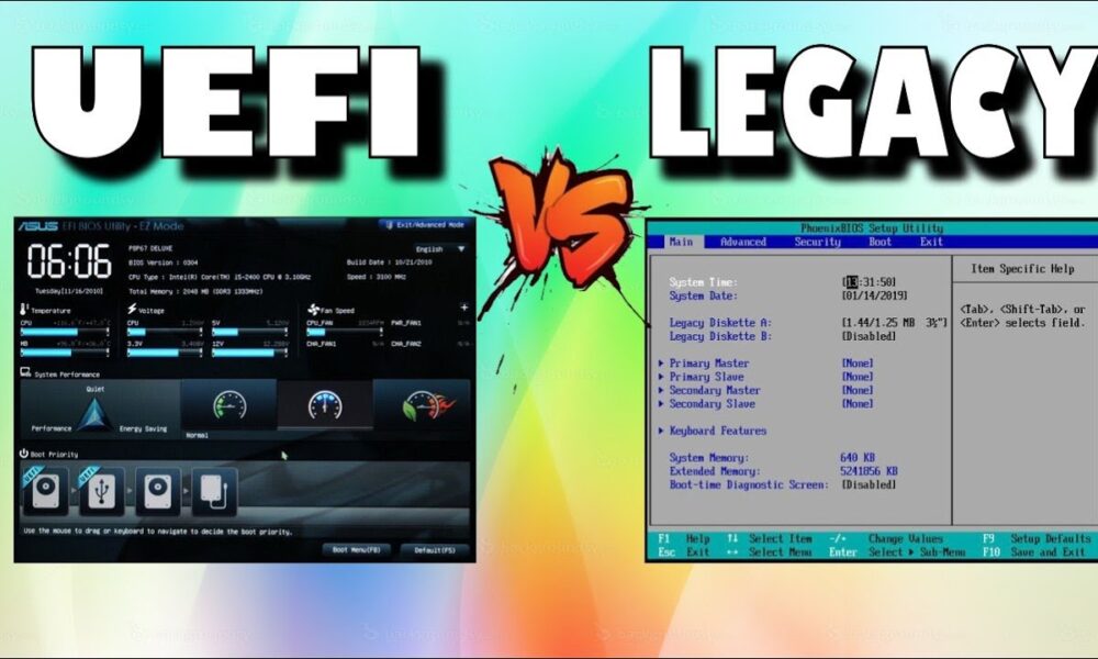 Was ist besser Legacy oder UEFI für Windows 10? - TechDIY.info