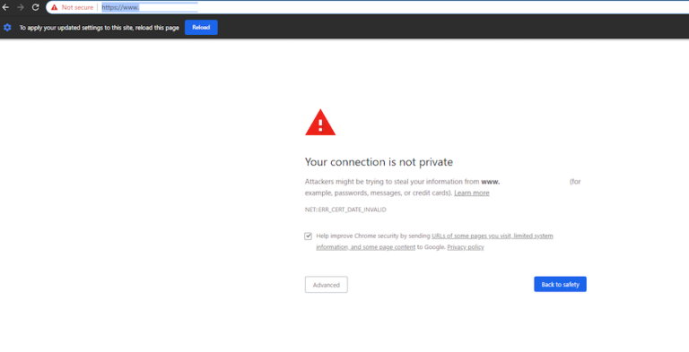 Why a website is not reachable?