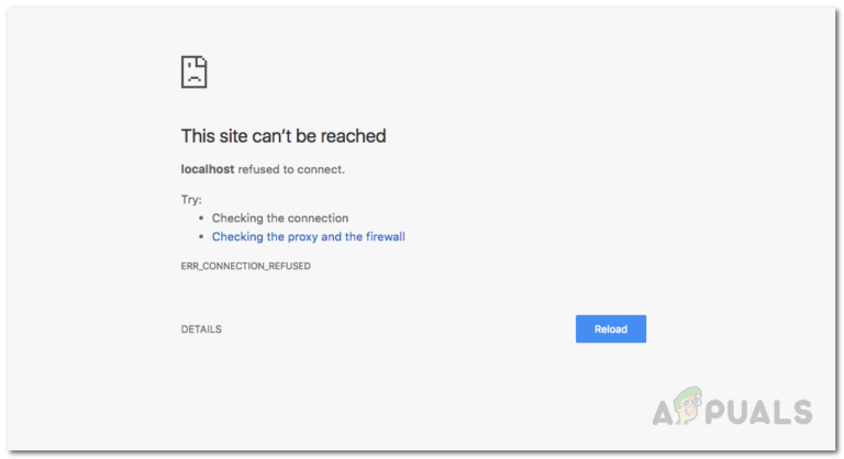 Why does it say my IP address is refused to connect?