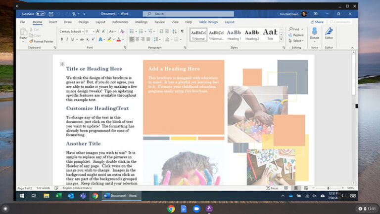 Can I use Word on a Chromebook?