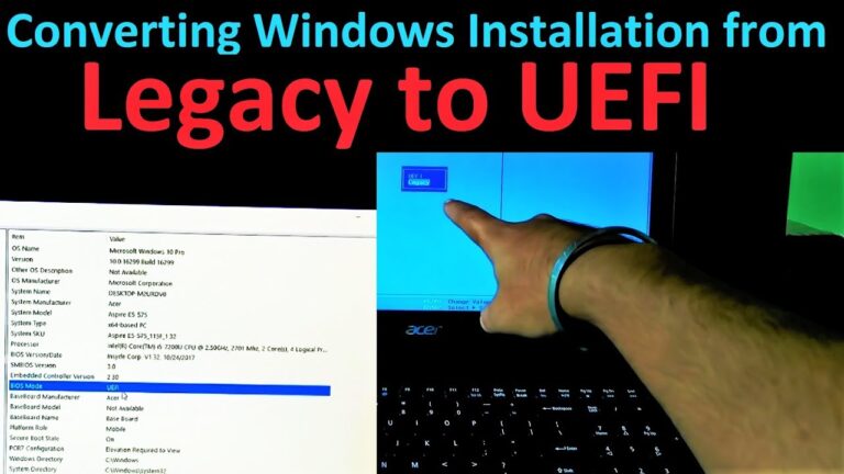 Você pode executar o Windows 10 no Legacy?