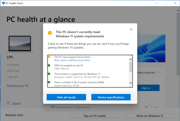 Do all PCs support secure boot?