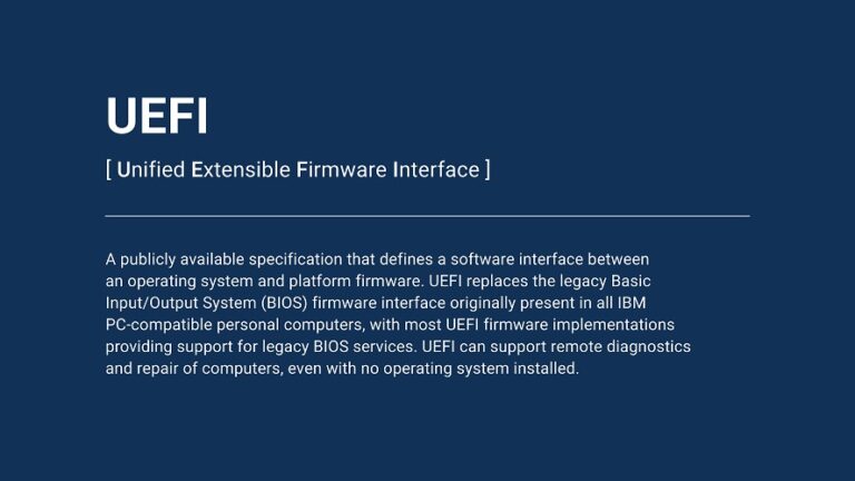 Does Windows 11 require EFI?