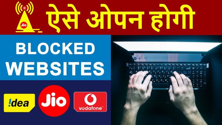 How can I open blocked sites in India?