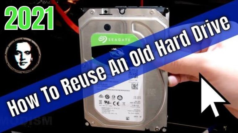 How do I boot my old PC with a new hard drive?