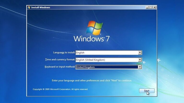 Como inicializo meu laptop com Windows 7?