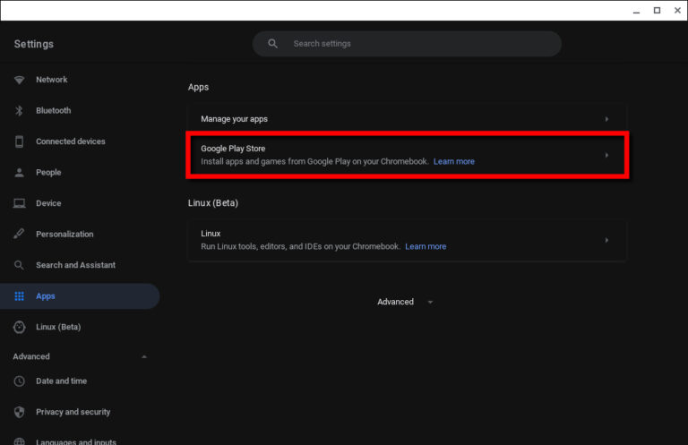 How do I get Google play on an old Chromebook?