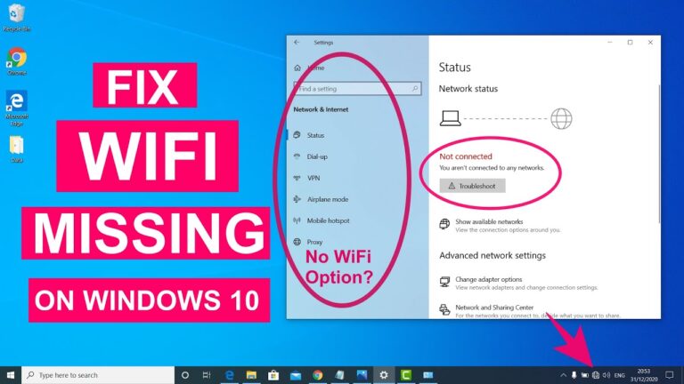 How do I get my Wi-Fi back after resetting network?