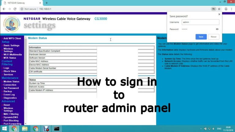 How do I login as admin on Wi-Fi?